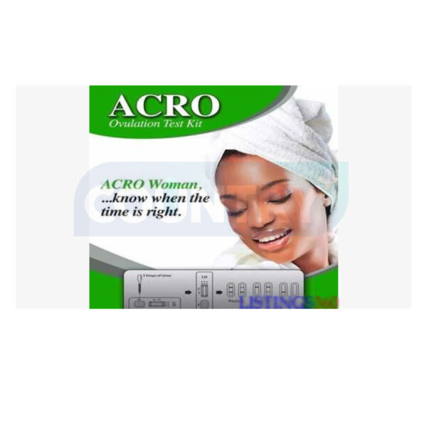 With Acro ovulation test kit you decide when THE TIME IS RIGHT TO BEGIN YOUR PREGNANCY JOURNEY. The test kit is a rapid chromatographic immunoassay used for the qualitative detection of LH in urine to aid in determining the ovulation or fertility period.