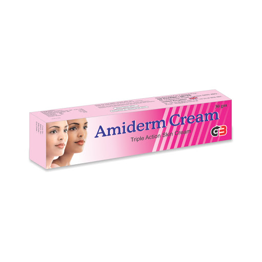 AMIDERM Cream is indicated for the relief of the inflammatory manifestations of corticosteroid-responsive dermatoses when complicated by secondary infection caused by organisms sensitive to the components of this dermatologic preparation or when the possibility of such infection is suspected.