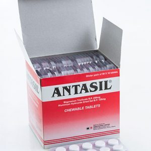 Antasil Tablet contains Aluminium Hydroxide and Magnesium Trisilicate as active ingredients. Antasil Tablet works by neutralizing the acids released in the stomach; neutralizing acid in the stomach