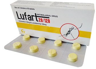 Lufart Tablet is used to treat acute and uncomplicated malarial infections in patients weighing 5 kg (11 lb) and above. This medicine works by killing the parasitic organisms that cause malaria by blocking the synthesis of nucleic acid and proteins. This medicine helps by preventing the growth of malarial parasites.