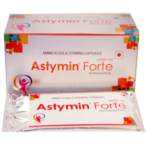 Astymin Forte Capsule is a Capsule manufactured by TABLETS. It is commonly used for the diagnosis or treatment of abnormal hardening of body tissue, alcoholism , alcohol-related brain damage. It has some side effects such as Allergic reactions, Abdominal cramps, Allergic rejection, Allergic reaction.