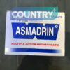 Asmadrin Tablet is used for Mild and chronic bronchial asthma, Low blood pressure, Seizures, Wheezing, Shortness of breath, Chest tightness, Interruption of breathing in newborns and other conditions. Asmadrin Tablet contains Ephedrine, Phenobarbital and Theophylline as active ingredients. Asmadrin Tablet works by increasing cardiac output and inducing peripheral vasoconstriction; depressing the sensory cortex and reduces the motor activity; relaxing muscles and opening air passages; Asmadrin Tablet may also be used for purposes not listed in this medication guide.