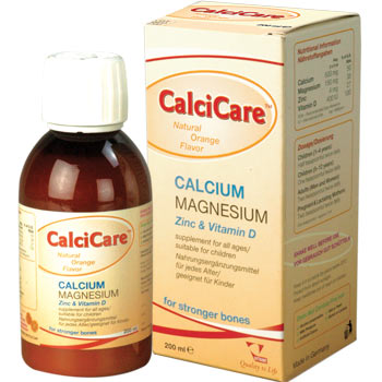  Calcicare Syrup Working, Mechanism of Action and Pharmacology Calcicare Syrup improves the patient's condition by performing the following functions: Curing weakening of bones and for better absorption. Relaxing the muscles and nerves during stress. Regulating the intestinal fluid transport, mucosal integrity, immunity, gene expression and oxidative stress. Increasing absorption of calcium and phosphorus required for strong bones.