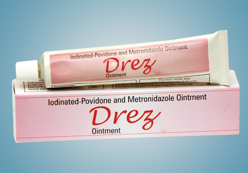 Drez Ointment is a combination medicine that is used to treat skin wounds. It also prevents the growth of the microorganisms that may infect the wound and promotes healing of the wound.