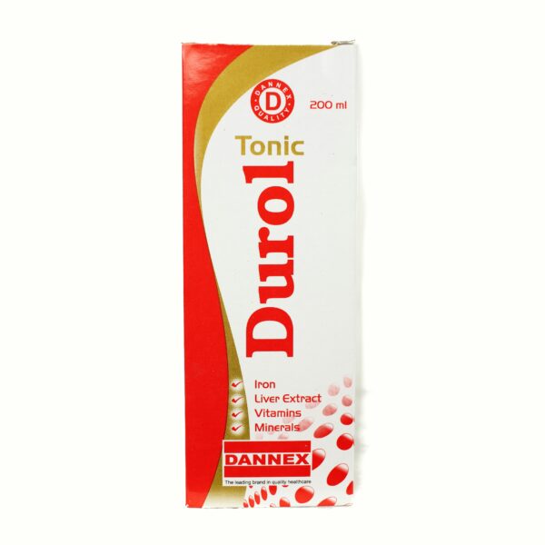 Durol Tonic Syrup is used for Treatment of megaloblastic anemias due to a deficiency of folic acid, Treatment of anemias of nutritional origin, Pregnancy, Infancy, Or childhood, Iron deficiency due to poor absorption and chronic blood loss, Physiological stress, Nutritional deficiency and other conditions. Durol Tonic Syrup may also be used for purposes not listed in this medication guide.