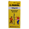 EPANOL SYRUP 100ml - contains paracetamol. For the treatment of mild to moderate pain, including headache, migraine, neuralgia, toothache, sore throat,  aches and pains. For the reduction of fever and to be used as an adjunctive treatment to relieve symptoms of cold and flu.
