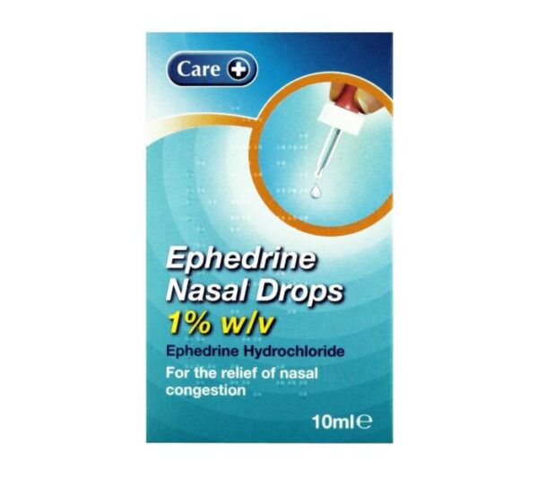 These nasal drops are a form of treatment that works to relieve nasal congestion. The active ingredient is ephedrine, which is a decongestant. Decongestants help to relieve a blocked nose by thinning the blood vessels that have swollen as a result of an infection or allergy.