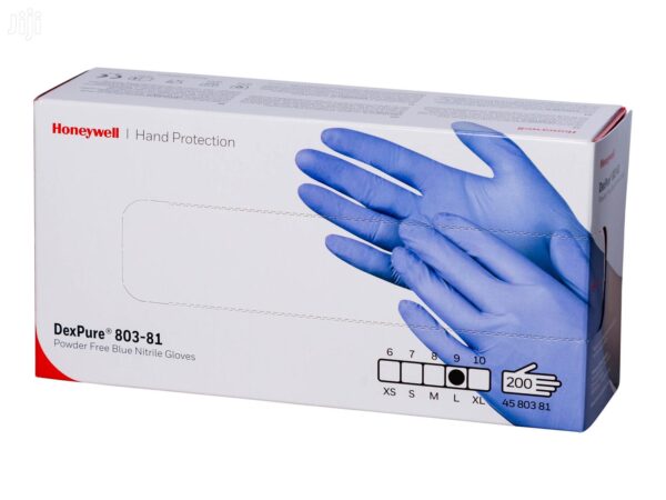 Medical examination gloves help prevent contamination between caregivers and patients. These gloves are used during procedures that do not require sterile conditions, for example drawing blood for a blood test. Some of these gloves can also protect the wearer from harm caused by dangerous chemicals or pharmaceuticals.