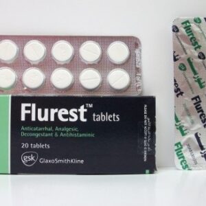 Flurest tablet is used for Cold, Cerebral palsy, High fever, Fatigue, Drowsiness, Bronchopulmonary dysplasia in premature infants, Apnea of prematurity, Orthostatic hypotension, Allergy, Hay fever and other conditions. Flurest tablet may also be used for purposes not listed in this medication guide.