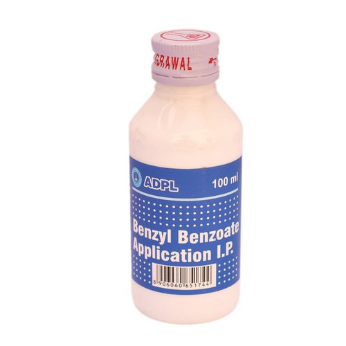Benzyl Benzoate Lotion 100ml is used to treat lice and scabies infestations. Benzyl Benzoate Lotion 100ml is believed to be absorbed by the lice and mites and to destroy them by acting on their nervous system.