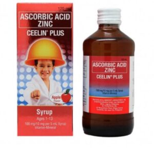 Ceelin Plus 100mg Syrup is used for the prevention and treatment of deficiencies of Vitamin C and Zinc. It ensures a stabilized combination of Vitamin C and Zinc and provides delicious tasting syrup without the astringent taste of Zinc. Vitamin C and zinc have other important functions particularly during the period of rapid growth.