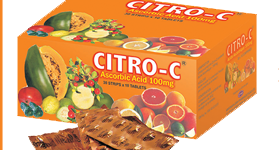 CITRO-C is taken daily to supply the required amount of ascorbic acid needed in the body and to prevent or treat the characteristic symptoms associated with Vitamin C deficiency. CITRO-C also produces a reduction in the severity of colds, promotes would healing, and prevents anaemia.