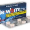 Mebendazole is used to treat intestinal worm infections such as pinworm, roundworm, and hookworm.