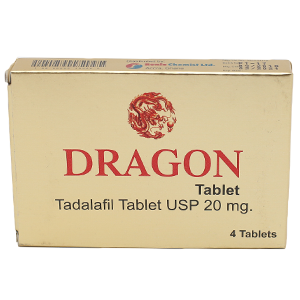 Dragon Tablet is used to treat the inability to keep an enlarged and rigid state of the penis during sexual activity. This condition is known as erectile dysfunction or ED. It is a prescription medicine. This medicine helps by relaxing muscles and therefore allowing the flow of blood into the penis. This helps a man to keep the penis in an enlarged and rigid state during sexual excitement.