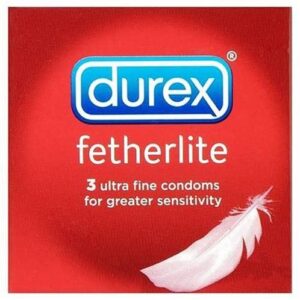 Durex Fetherlite condoms are ultra-thin condoms designed to keep you safe without sacrificing your sensitivity. They’re 20% thinner than the average condom, dermatologically tested, and lubricated for the ultimate comfort, so you can concentrate on other, much more exciting things in your most intimate moments.