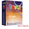 Experience a long-lasting pleasure with Fiesta All Night Condoms; designed with a special delay gel to prolong the climax for both partners to enjoy each other all night long. Your confidence and pleasure are guaranteed with Fiesta All Night condoms. There are 100% electronically tested and manufactured to meet the highest International Quality Standards (ISO 4074 and EN ISO 4074) to provide the ultimate in protection and pleasure.