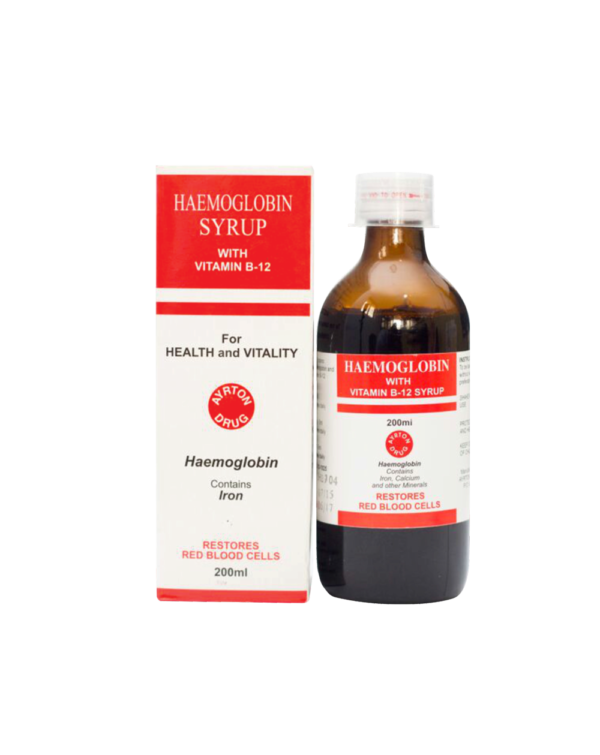 Haemoglobin B12 Syrup is used for Anaemia, Vitamin b12 deficiency, Pernicious anaemia and other conditions. Haemoglobin B12 Syrup may also be used for purposes not listed in this medication guide.