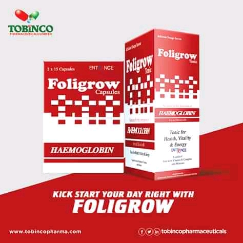 Foligrow is used for Vitamins deficiency, Iron deficiency due to poor absorption and chronic blood loss, Gastrointestinal disorders, Diarrhea, Wilson's disease, Acne, Age related vision loss, Anemia, Anorexia, Attention-deficit/hyperactivity disorder and other conditions. Foligrow may also be used for purposes not listed in this medication guide.