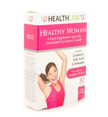 A food supplement to help maintain health and vitality in women. With nutrients supporting blood formation, healthy bones, energy metabolism and immune function. Who should take Healthy Woman tablets? This supplement is recommended for use by women and children over 12 years. Used as a replacement to any other multi vitamin and mineral supplement, Healthy Woman tablets can be used for as long as required. What are the benefits? • Healthy woman is a comprehensive, sensitively designed formulation supporting overall well-being in women of all ages. • B vitamins (biotin, B1, B2, B6, B12, niacin and pantothenic acid) help support energy-yielding metabolism. • Folic acid and iron contribute to normal blood formation. • Magnesium contributes to the maintenance of normal bones • Selenium and zinc contribute to normal immune function. • Vitamin B6 contributes to the regulation of hormonal activity. How and when should Healthy Woman tablets be used? One tablet daily – to be taken orally with food or drink; a regular daily intake is recommended.