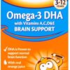 Haliborange Omega-3 syrup has been specially formulated to help support healthy brain function in growing children. The orange syrup tastes delicious and delivers essential Omega-3 fatty acids, including DHA, which help maintain normal brain function. Vitamin A supports normal vision. Vitamin C supports the immune system. Vitamin D essential for normal growth and development of bones in children. Vitamin E protects cells from oxidative stress (an antioxidant).