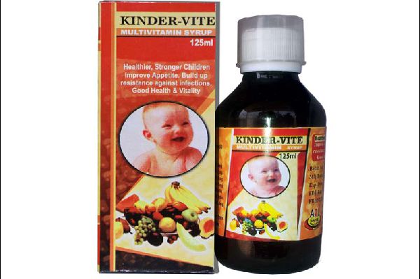 Kinder-Vite Syrup is used for Heart attack, Chest pain, Leg pain due to blocked arteries, High blood pressure and other conditions. Kinder-Vite Syrup may also be used for purposes not listed in this medication guide. Kinder-Vite Syrup contains Vitamins as an active ingredient. Kinder-Vite Syrup works by slowing down the processes that damage cells.