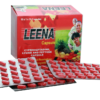 Leena Capsules contains Cyproheptadine which is used to treat allergic reactions and a strong appetite stimulant. It is used for the relief of rhinitis and sneezing, anorexia, Prophyiaxis. WARNING: The first dosage is recommended to be taken after the evening meal because sedation may occur at the beginning of the treatment. Children and elderly patients should be treated more cautiously since they are more sensitive to antihistamines. Some individuals may feel drowsy when first taking LEENA CAPSULE. If this happen, they should not drive a vehicle or operate any machinery requiring alertness. DOSAGE: Adults should take one capsule twice daily or as directed by a Physician.