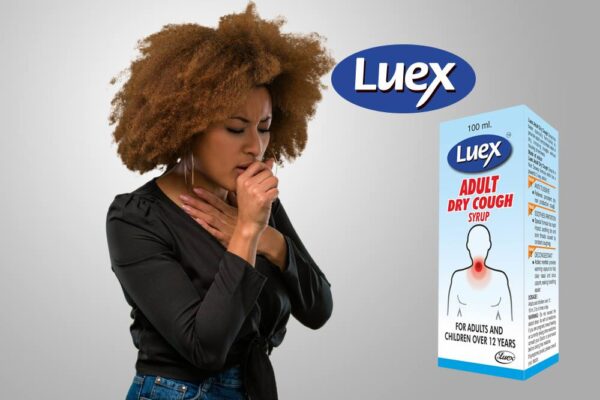 Luex Adult Dry Cough Syrup is used for Temporarily relief of cough caused by common cold, Flu, Or other conditions, Pain in arthritis, Pain in shoulder joint, Pain in tendons, Pain in muscle strains or sprains, Back pain, Bruising, Cramping and other conditions. Luex Adult Dry Cough Syrup may also be used for purposes not listed in this medication guide. Luex Adult Dry Cough Syrup contains Dextromethorphan and Menthol as active ingredients. Luex Adult Dry Cough Syrup works by decreasing activity in the part of the brain that causes coughing; temporarily relieving minor pain.