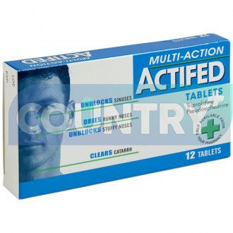 Actifed wet cough and cold is indicated for the symptomatic relief of the upper respiratory tract disorders accompanied by productive cough which are benefited by a combination of a histamine H1 receptor antagonist,a nasal decongestant and expectorant.