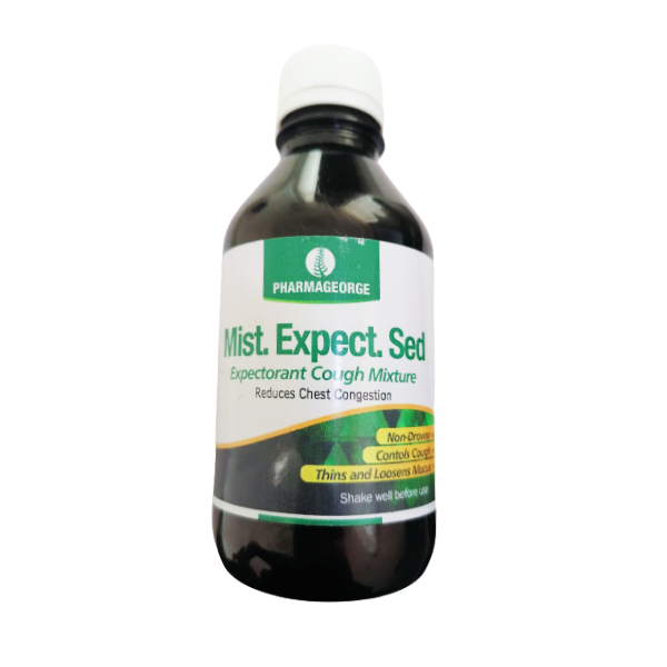Expectorant Cough Mixture Reduces Chest Congestion Non-Drowsy Controls Cough Thins & Loosens Mucus