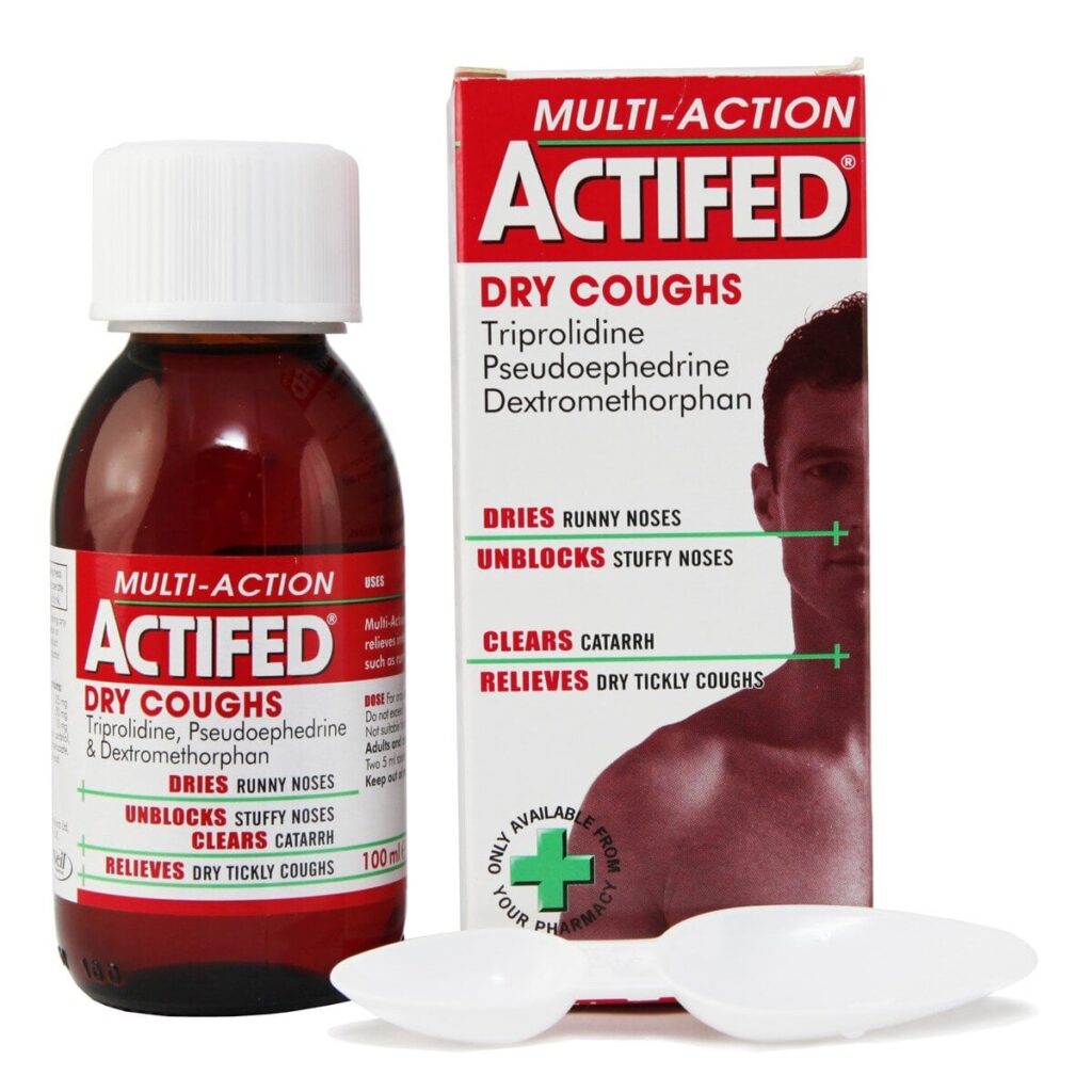 ACTIFED DRY COUGH SYRUP 100ML – Country Medical Pharmacy